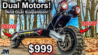 Circooter Raptor Pro Dual Motor Electric Scooter Review [] 20ah Battery and dual suspension! screenshot 5