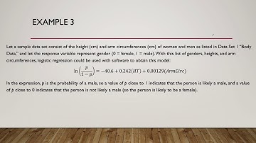 Biostatistics - Section 10.5 - Dummy Variables and Logistic Regression