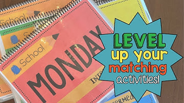 Moving Past Errorless Tasks - Intermediate Matching Weekly Workbooks