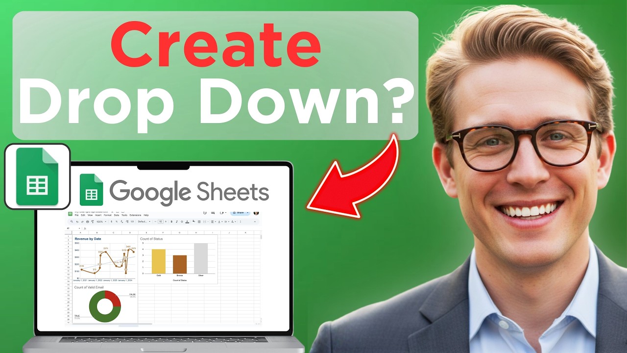 How To Create Drop Down Lists In Google Sheets (Updated 2026) - YouTube