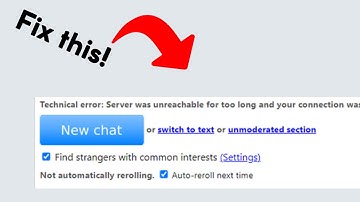 Fix:Technical error: Server was unreachable for too long and your connection was lost. Sorry