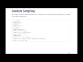 Rprog  simulation   random sampling