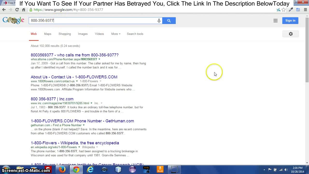 Reverse Phone Number Lookup - YouTube