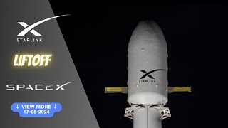 Lanzamiento SpaceX - Falcon 9 - Starlink Mision - 23 Satelites - 17-05-2024