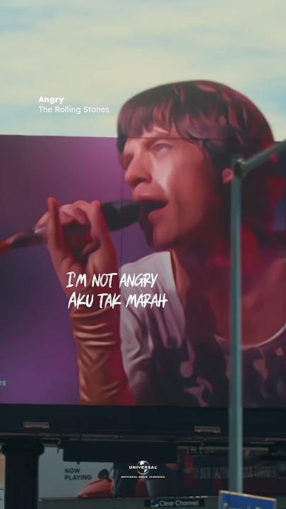 Jangan marah-marah dong~🎤: #therollingstones #angry