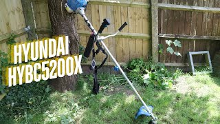 Hyundai 52cc Petrol Grass Trimmer  Strimmer  Brushcutter  HYBC5200X Full Review Allotment Gardening