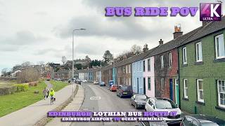 Edinburgh Airport to Ocean Terminal | Lothian Bus 17 Full Journey (4K POV) | Scotland Edinburgh Airport to Ocean Terminal | Lothian Bus 17 Full Journey (4K POV) | Scotland