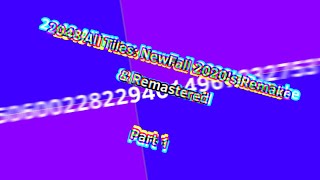 Kinemaster 2048 All Tiles Newfall 2020S Remake & Remastered Level 0 To Level 100