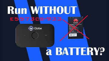Run HUAWEI E5573Cs-933 without a BATTERY
