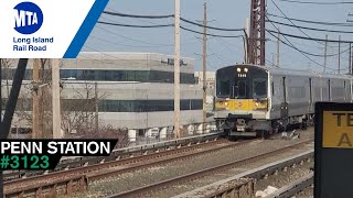 「LIRR」Equipment Train | Train #3123 | Not In Service 12 car Bombardier M7 bypassing Valley Stream