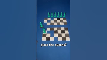 8 Queens Puzzle! #shorts #chess #memes