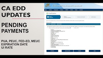 CA EDD Update - Pending Payments, Benefits Now Possible Beyond September 4, UI Rate
