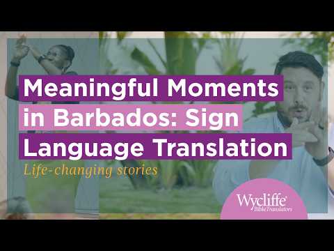 Sign language Bible translation for the deaf community