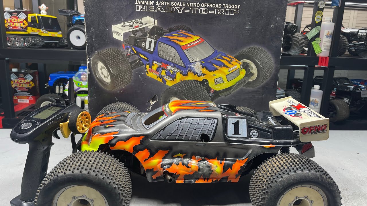 ninna TRAMONT（トラモント）ニンナ　オリカラ Ofna Jammin CRT X1 Nitro Truggy Rccar - YouTube