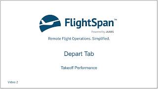 Depart Tab 2 - Takeoff Performance