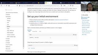 2021 04 12 Deploy Python App Azure App Service without Knowning Docker