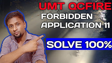UMT Qcfire|Forbidden Application 11|Detected Please Uninstall Apps |Or Restart Pc |100% Done 2021?