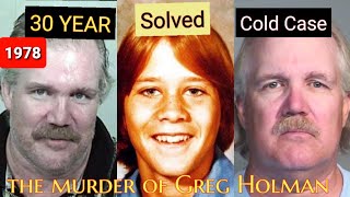 Solved 30 year cold case of Greg Holman. 1978. #coldcase #murder #gregholman
