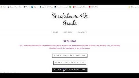 Week 3 Home Page Video