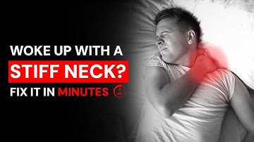 Instantly Relieve Neck Pain From Sleeping Wrong | Fix a Stiff Neck