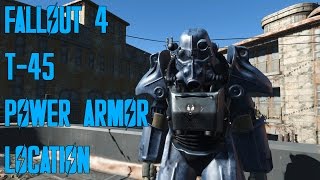 Fallout 4 | WHERE TO FIND T-45 POWER ARMOR [EARLY]  (4K)