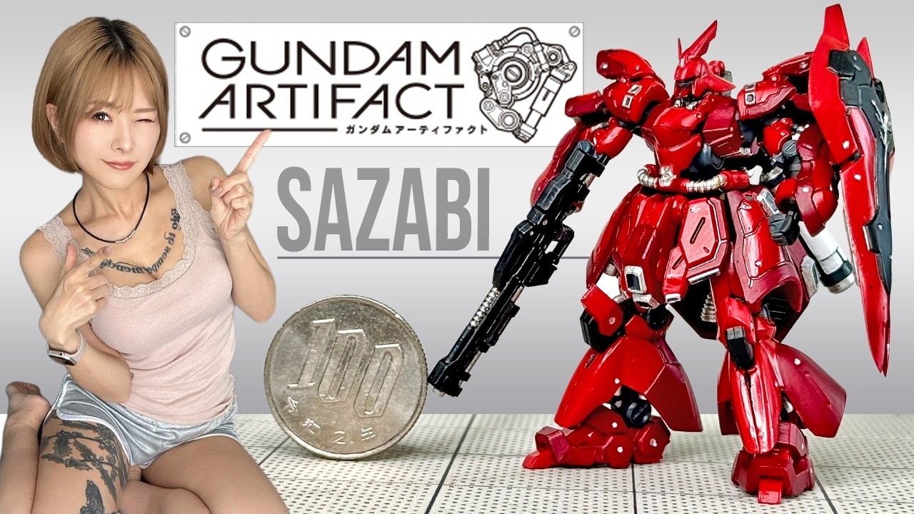 Gundam Artifact] 550 Yen Shock! Sazabi Hand-Painted! Beyond Candy