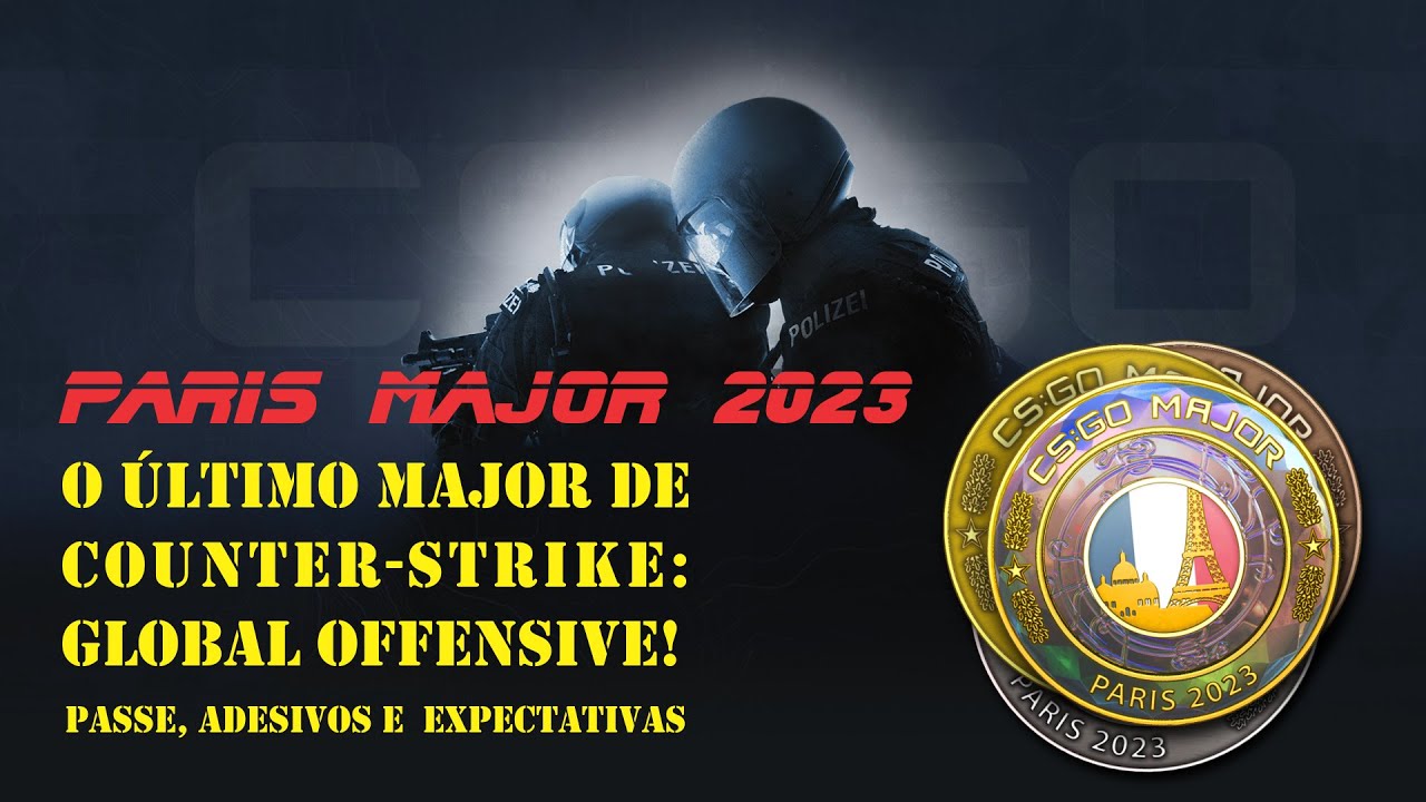 MAJOR PARIS 2023 - Valve lança os adesivos do último major de CS:GO ...