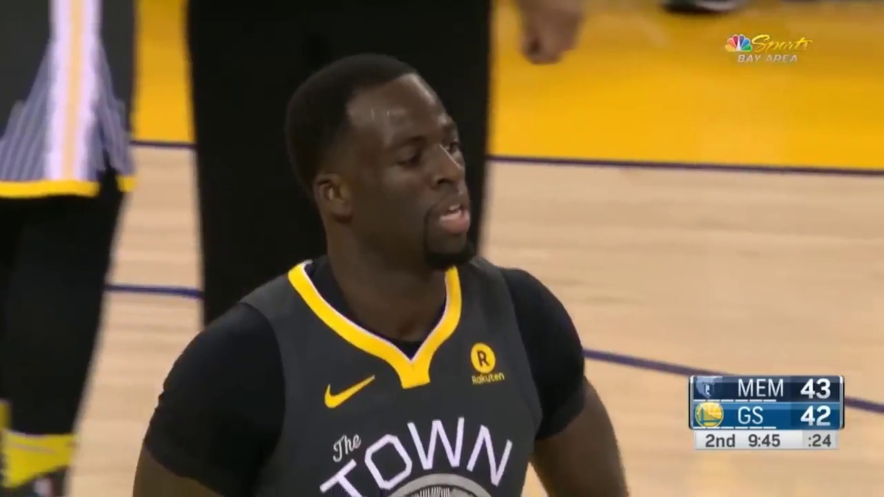 Draymond Green Ejected vs Grizzlies YouTube