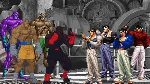 [KOF Mugen] Memorial | Sagat vs Robert [ 4vs4 ]