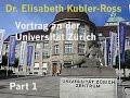 Ärztin Elisabeth Kübler Ross hält einen Vortrag an der Universität Zürich. Teil #1