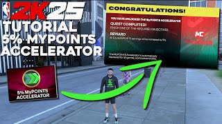 How To Get The 5% MyPoints Accelerator In NBA 2K25 MyCareer
