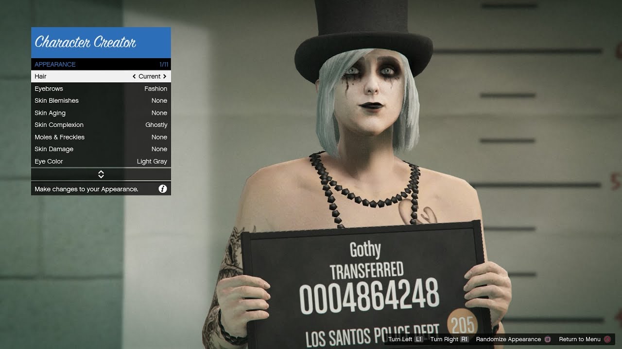 GTA ONLINE how to change sex and appearance of your character PS3,PS4,XBOX ...