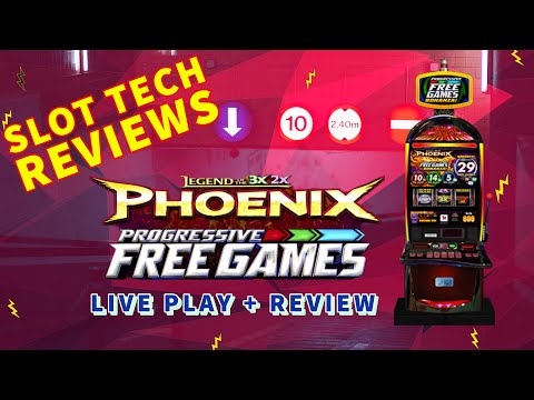 Legend of the 2X 3X Phoenix Slot Machine 🎰 Review and live play!