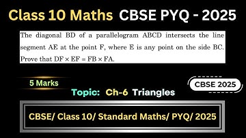 The diagonal BD of a parallelogram ABCD intersects the line segment AE at the point F, DF×EF=FB×FA.