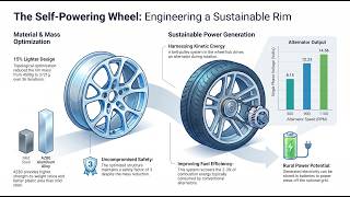 How Topology Optimization Turns a Car Wheel into a Power Generator (Zero Net Weight Gain)