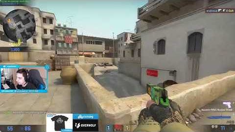 CS:GO Shroud 1v2 Clutch With A p250