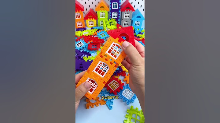 Fun house building blocks are here. The shapes are changeable and can be assembled at will. It can