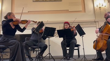 Vilnius String Quartet plays "Fruit of Silence" by P. Vasks