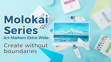 Introducing Ohuhu Molokai Four Tones Extra-wide Tip Alcohol Art Markers