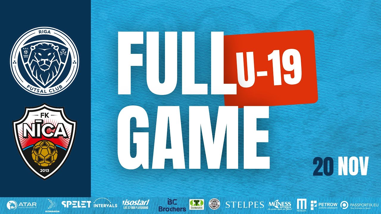 20.12.2025 U-19 RIGA/BEITAR vs. FK NĪCA/OTANKIMILL