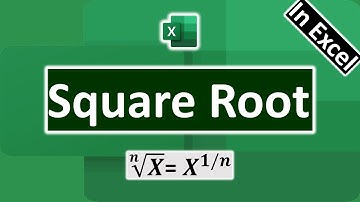 How to Square Root in Excel | Cube Root | Nth Root