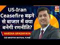 Market Outlook: US-Iran तनाव कम होने की उम्मीद, बाजार पर क्या होगा असर? Harsh Upadhyay की राय | ETNS