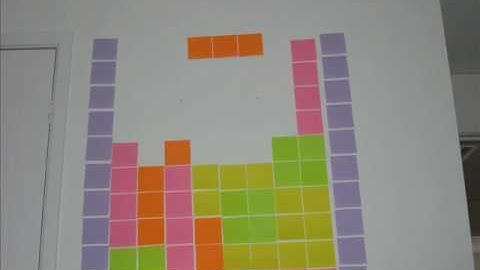 Post it note tetris