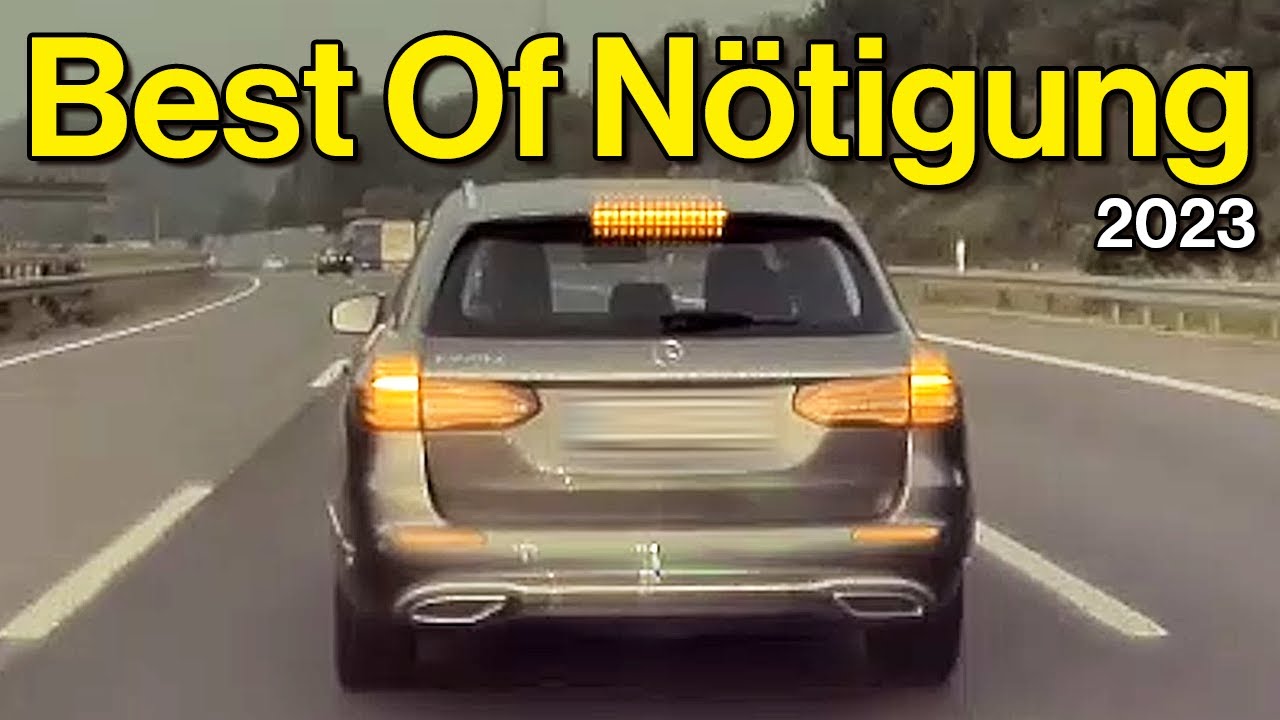 Best Of Nötigung 2023 - Road-Rage, Ausbremsen und Drängeln auf der Autobahn | Dashcam Deutschland