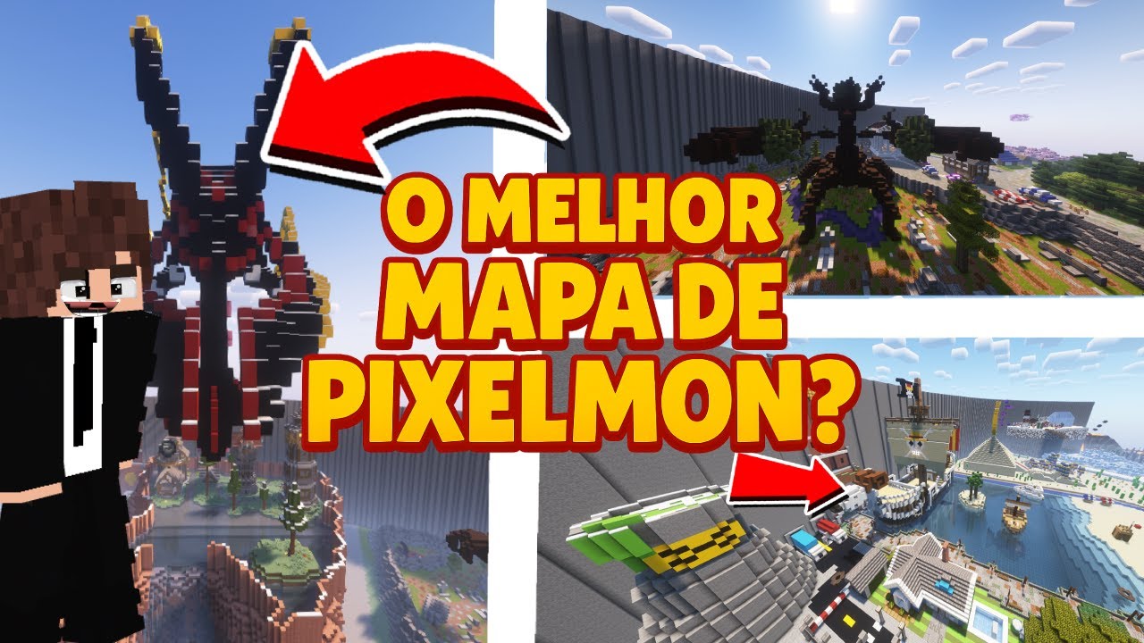 Como BAIXAR o MELHOR MAPA de PIXELMON no MINECRAFT 2025!