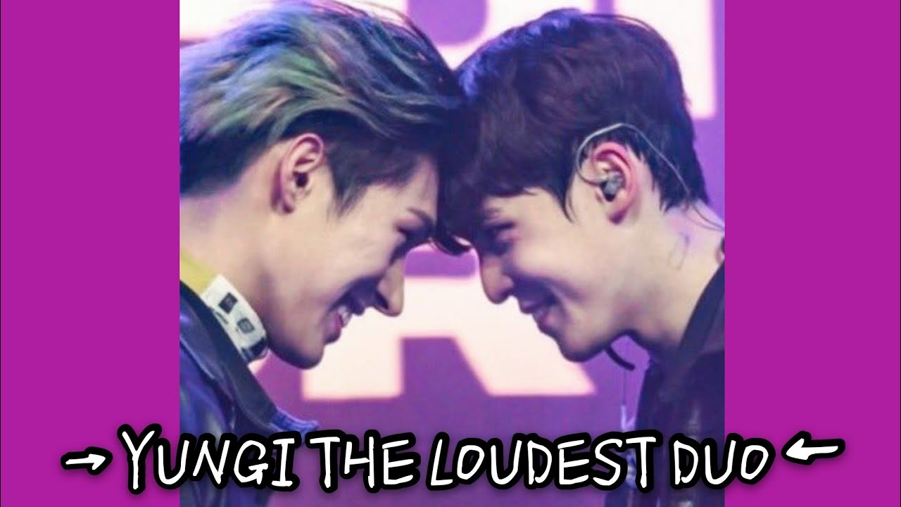 ✨💓 YunGi are the LOUDEST duo 💓✨
