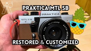 Restoring the Praktica MTL 5B – Custom Brown Leatherette Makeover! #filmcamera screenshot 4