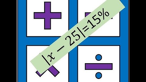 Interpreting Absolute Value
