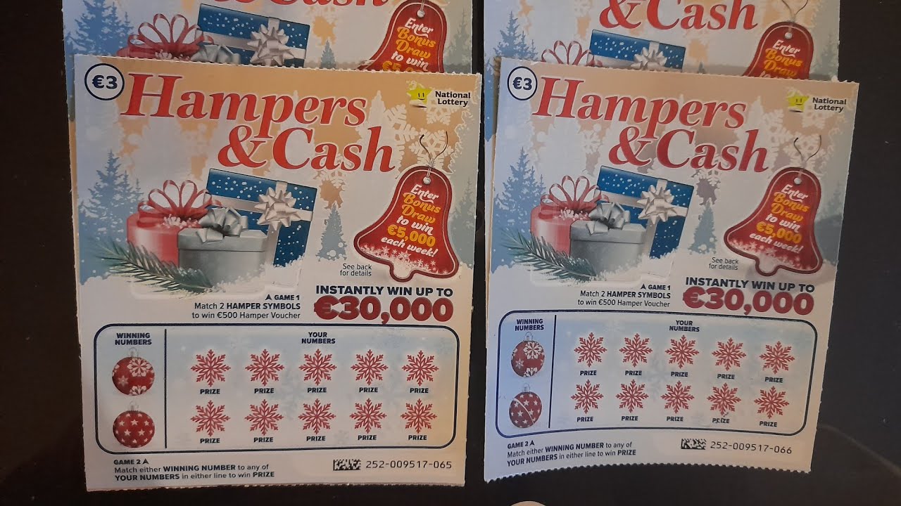 🥳NEW CHRISTMAS HAMPERS & CASH IRELAND NATIONAL LOTTERY SCRATCHCARDS 🤑💶