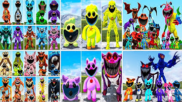 ALL SMILING CRITTERS FAMILY VS ALL MECHATITAN FORGOTTEN POPPY PLAYTIME CHAPTER 3 In Garry